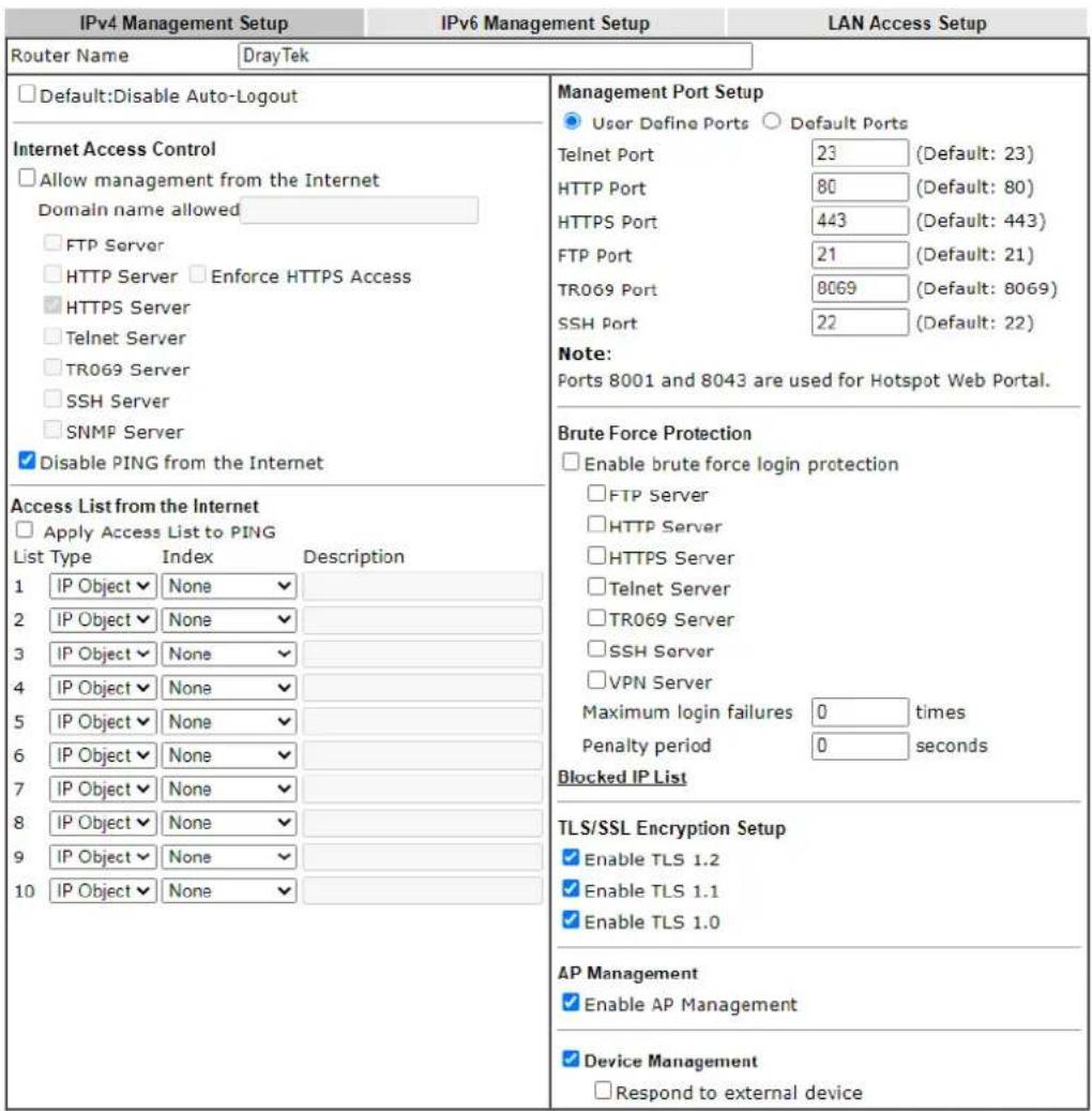 Draytek VigorLTE 200n - For IPv4 - 2