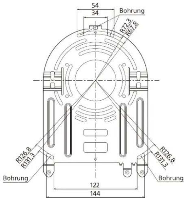 54 34 Bohrung R72.3 R67.8 R126.8 R131.3 Bohrung 122 144 R126.8 R131.3 Bohrung