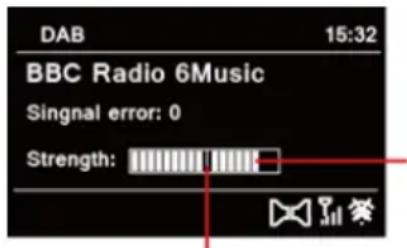 DAB 15:32 BBC Radio 6Music Singnal error: 0 Strength: