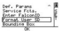 INTEL Falcon 8+ - Status Display Menu Structure - 33