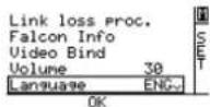 INTEL Falcon 8+ - Status Display Menu Structure - 29