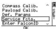 INTEL Falcon 8+ - Status Display Menu Structure - 31