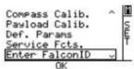 INTEL Falcon 8+ - Status Display Menu Structure - 32