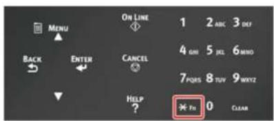 ON LINE 1 2 ABC 3 DEF 4 GHI 5 JEL 6 MNO 7 PQRS 8 TUV 9 WXYZ HELP ? FX 0 OKAM