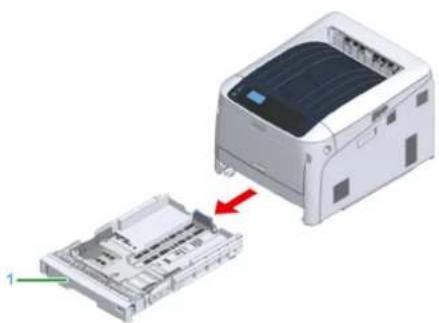 OKI C834dnw - Aus dem Fach drucken - 1