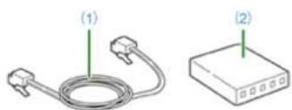 OKI C834dnw - Ein LAN-Kabel anschließen - 1