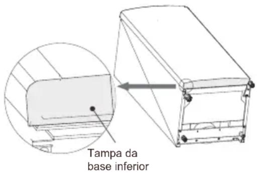 Tampa da base inferior