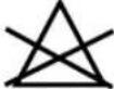SanGiorgio F510L - LAUNDRY SYMBOLS NOT FOR MACHINE WASHING - 11