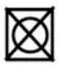 SanGiorgio F510L - LAUNDRY SYMBOLS NOT FOR MACHINE WASHING - 17