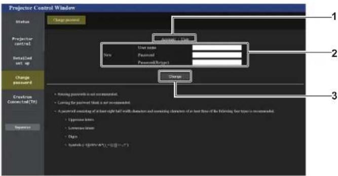 PANASONIC PT-RZ120BE - [User] account - 1
