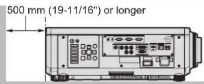 PANASONIC PT-RZ120BE - ■Cautions when setting up the projector - 6
