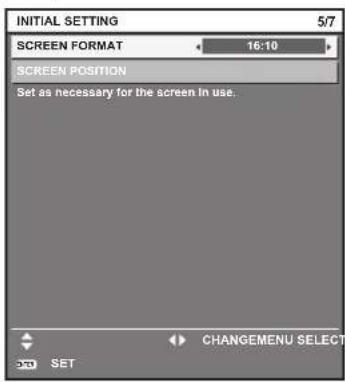PANASONIC PT-RZ120BE - 1) Press ◀▶ to switch the setting. - 1