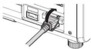 PANASONIC PT-RZ120BE - For other countries or regions (when using the power cord without the lock button) - 1