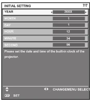 PANASONIC PT-RZ120BE - 1) Press ▲▼ to select an item. - 1