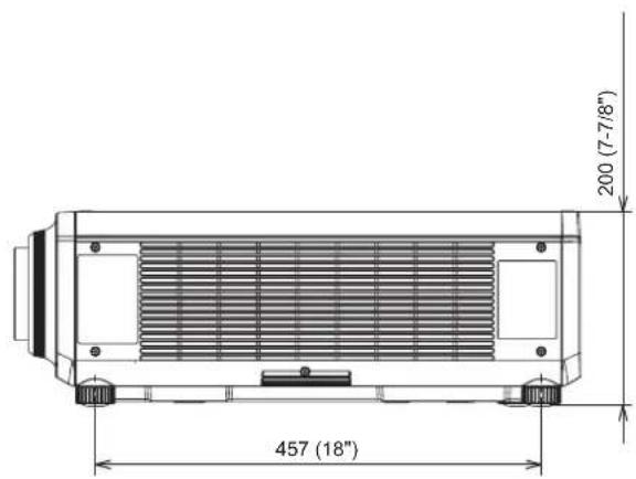PANASONIC PT-RZ120BE - Dimensions - 3