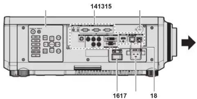 PANASONIC PT-RZ120BE - Projector body - 4