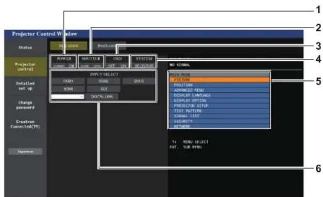 PANASONIC PT-RZ120BE - [Basic control] page - 1