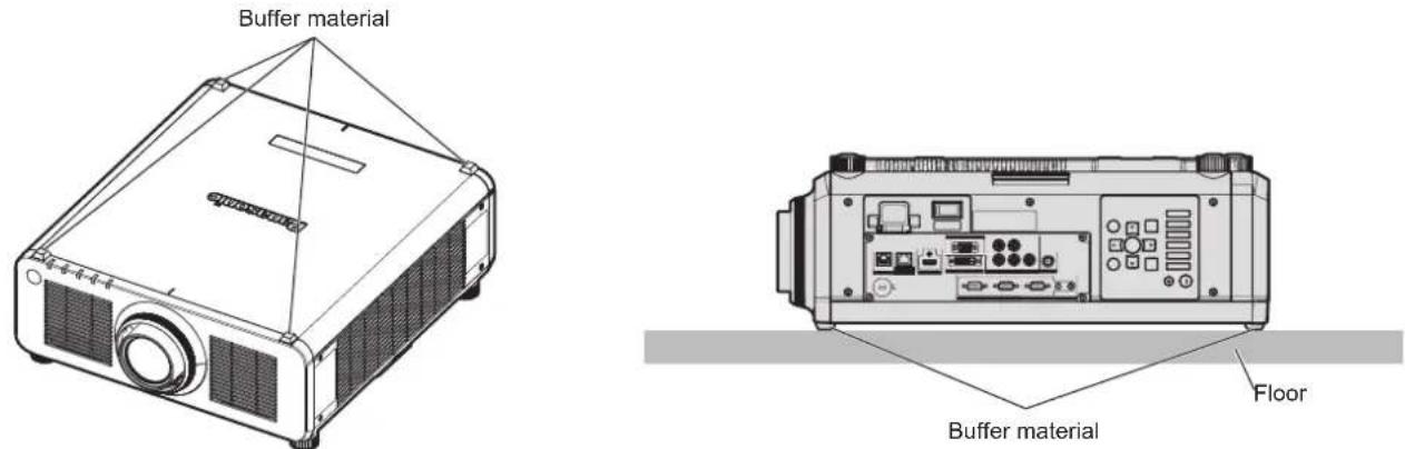 PANASONIC PT-RZ120BE - ■Cautions when setting up the projector - 1