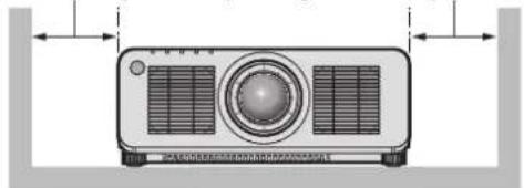 PANASONIC PT-RZ120BE - ■Cautions when setting up the projector - 4