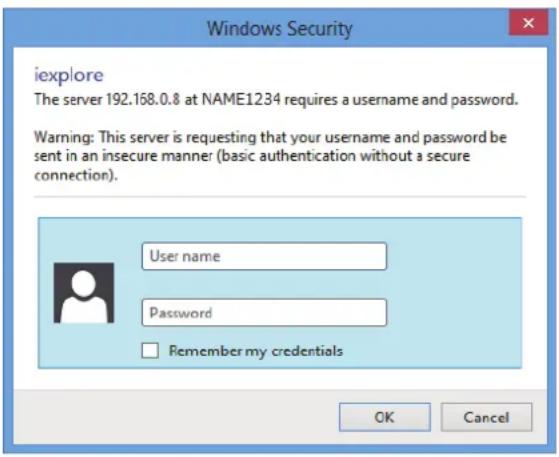 PANASONIC PT-DW750BE - Accessing from the web browser - 1