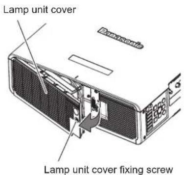 PANASONIC PT-DW750BE - Removing the air filter - 1