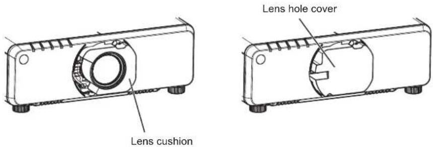 PANASONIC PT-DW750BE - Cautions when transporting - 1