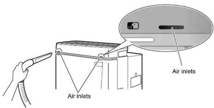Air inlets Air inlets