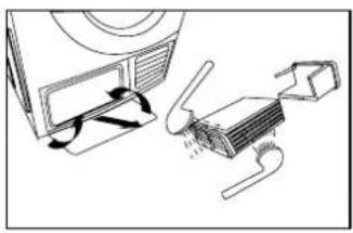 Infiniton SD-8NDP - Cleaning the air condenser - 3
