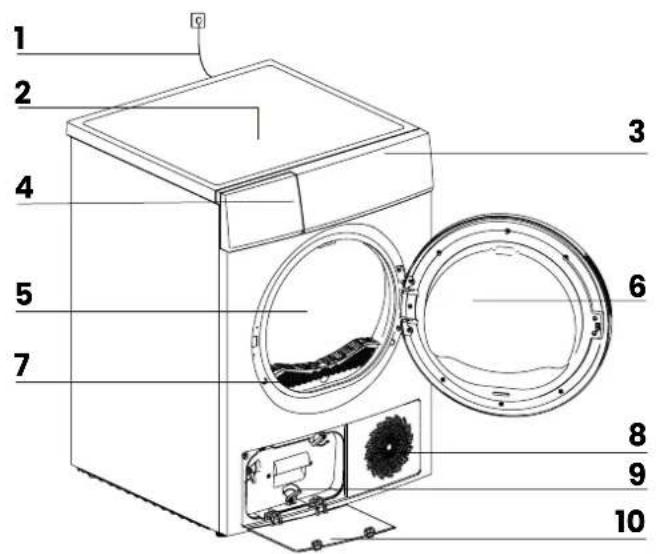 Infiniton SD-8NDP - Product parts - 1