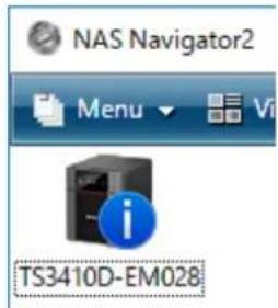 NAS Navigator2 Menu Vi TS3410D-EM028
