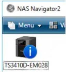 NAS Navigator2 Menu Vi TS3410D-EM028