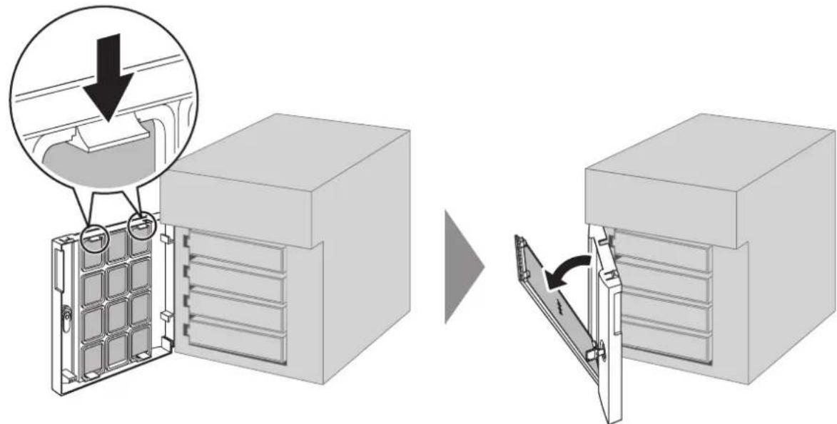 Diagram illustrating server rack installation process, showing disassembly of a rack into a storage unit with labeled components.