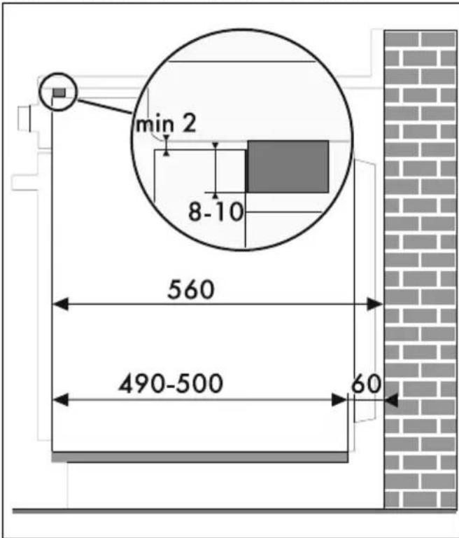 SMEG SF800AVO - Dichtung der Bedienblende - 13