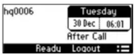 AUDIOCODES 405 - A.1.3.2 Setting Unavailability Status - 2