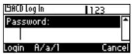 AUDIOCODES 405 - To log in to the phone: - 2