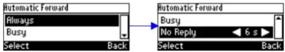 AUDIOCODES 405 - A.1.6 Configuring Automatic Forwarding - 2