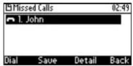 AUDIOCODES 405 - Dialing a Missed Call - 2