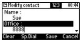 AUDIOCODES 405 - Adding Contacts to the Personal Directory - 2