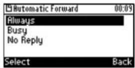 AUDIOCODES 405 - A.2.6 Configuring Automatic Forwarding - 2