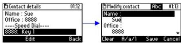 AUDIOCODES 405 - Adding Contacts to the Personal Directory - 4