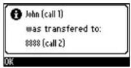 AUDIOCODES 405 - Semi- Attended Transfer - 4