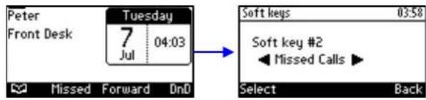AUDIOCODES 405 - To delete a configured softkey: - 1
