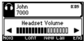 AUDIOCODES 405 - Adjusting Headset Volume - 1