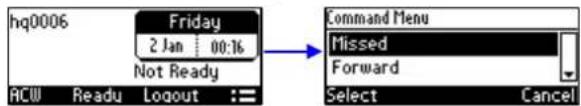 AUDIOCODES 405 - A.1.4 Viewing Missed Calls - 1