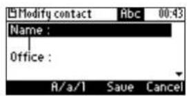 AUDIOCODES 405 - Adding Contacts to the Personal Directory - 1