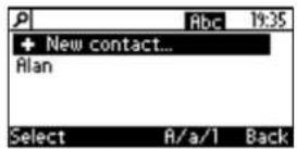 AUDIOCODES 405 - Editing a Contact - 1