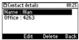AUDIOCODES 405 - Deleting a Contact - 2