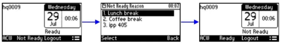 AUDIOCODES 405 - A.2.1.1 Setting Unavailability Status - 1
