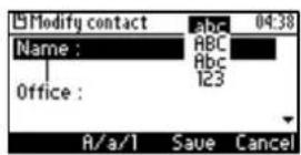 AUDIOCODES 405 - Entering Numbers, Alphabetical Letters and Symbols - 1