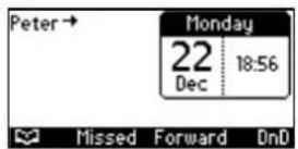 AUDIOCODES 405 - To define call forwarding: - 4
